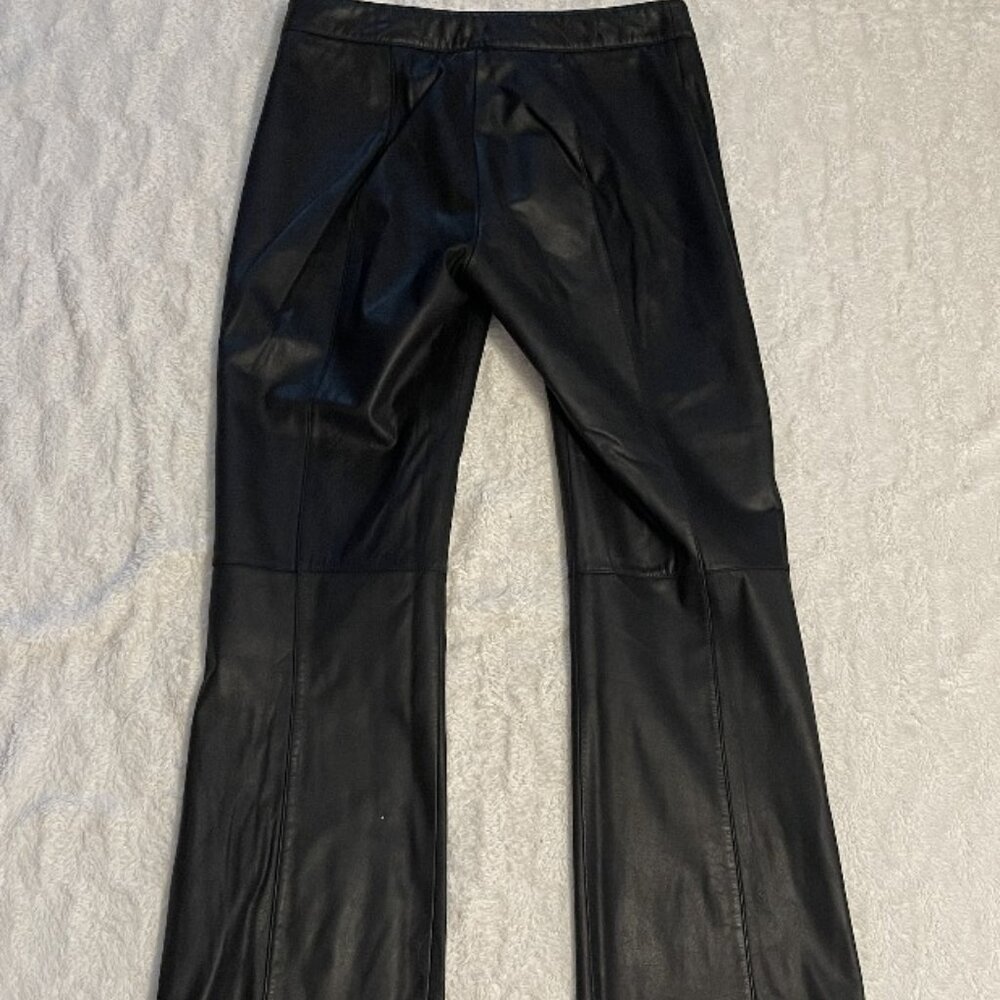 ✨ Black Leather Pants - Small